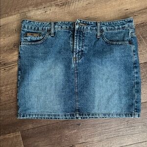 LEI Denim Blue Mini Skirt